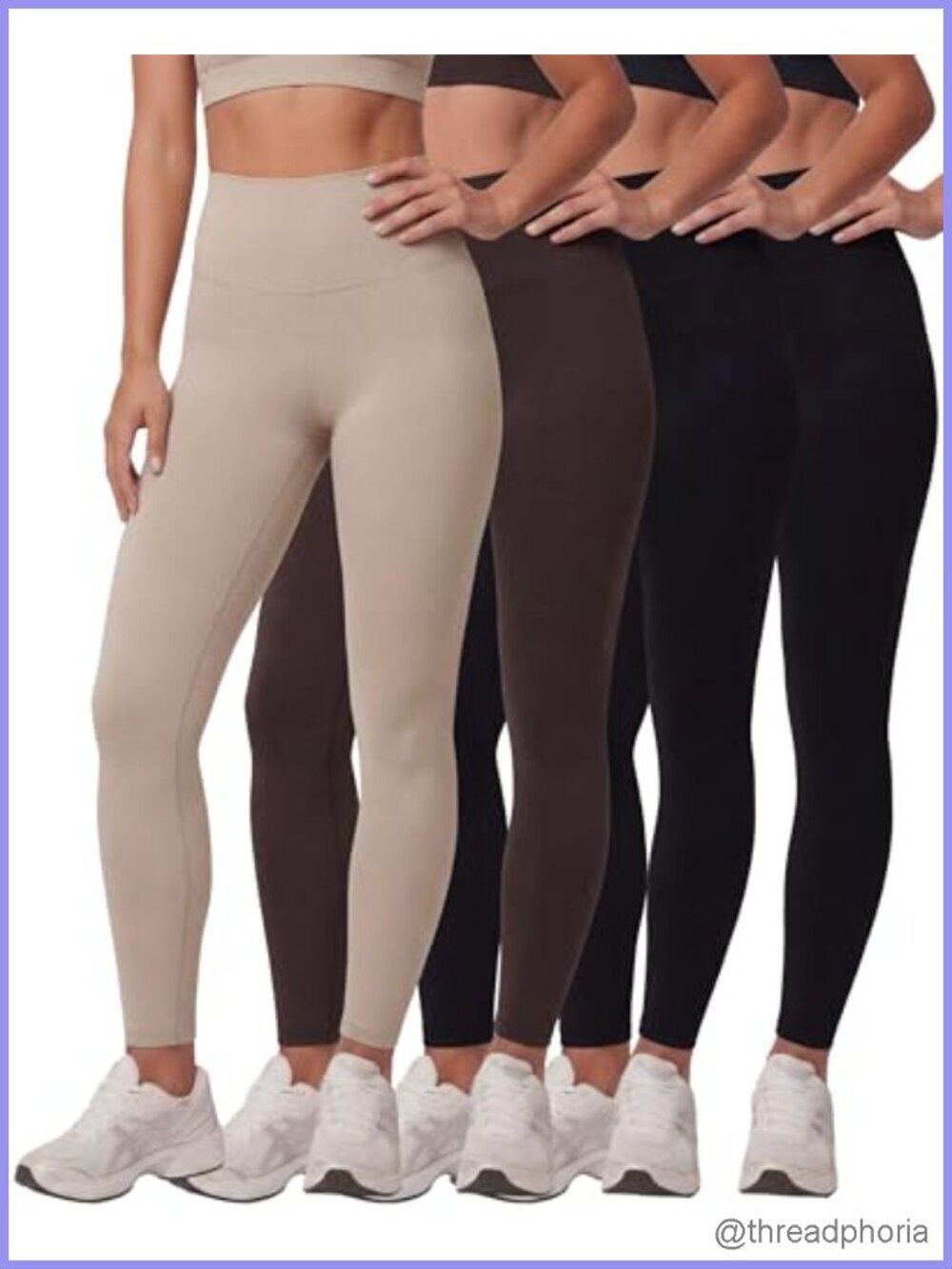 4 Pack High Waisted Tummy Control Workout Leggings Yoga Pants